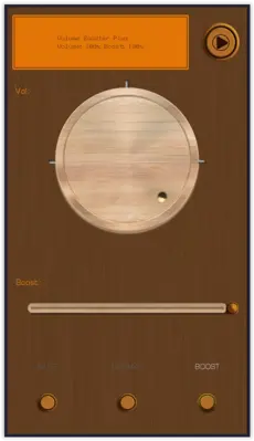 Volume Booster Plus (Player) android App screenshot 1